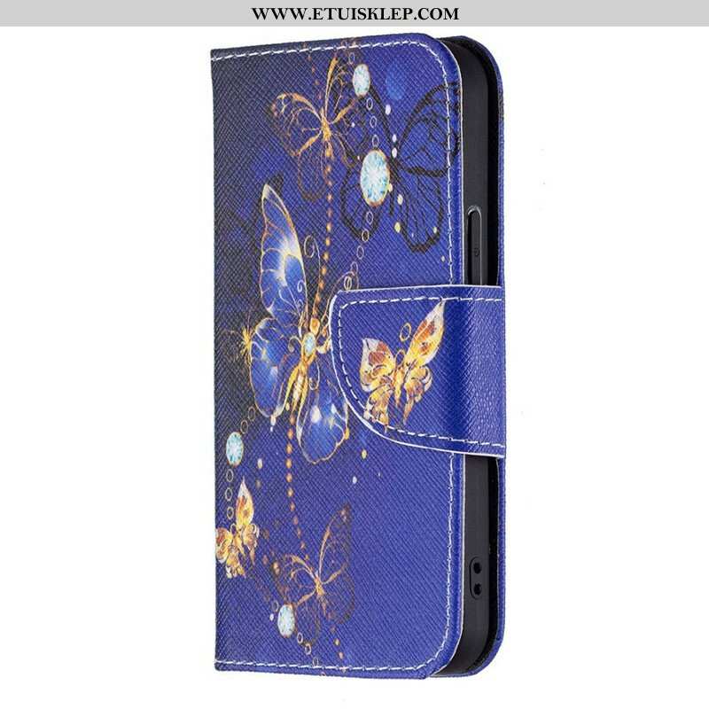 Etui Folio do iPhone 13 Mini Królowie Motyli